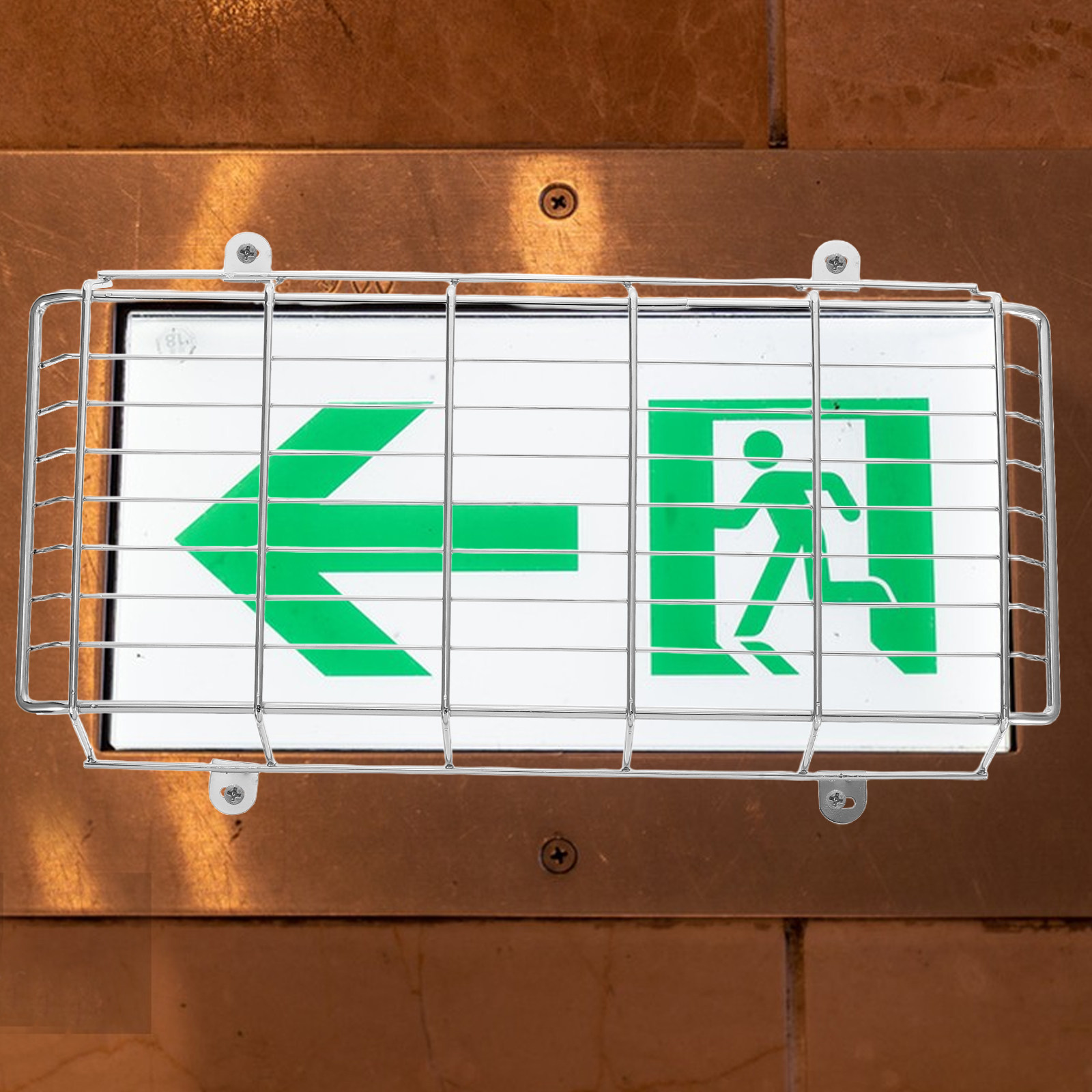 1Set Metal Safety Wire Guard f - огляд і ціна Emergency Exit Sign
