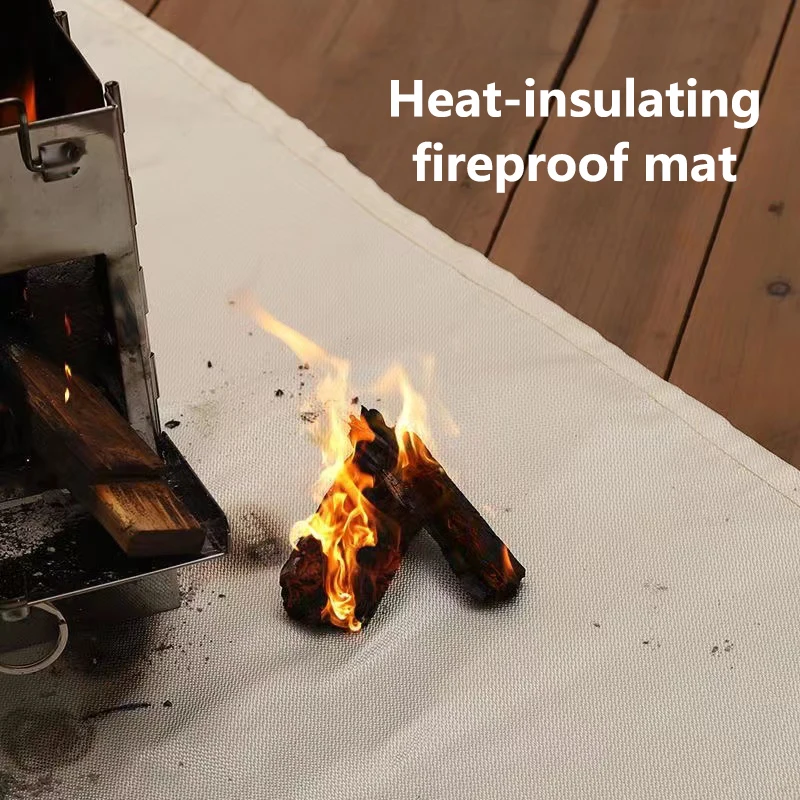 Outdoor Camping Fireproof Clot - огляд і ціна Fire Blanket Kitchen