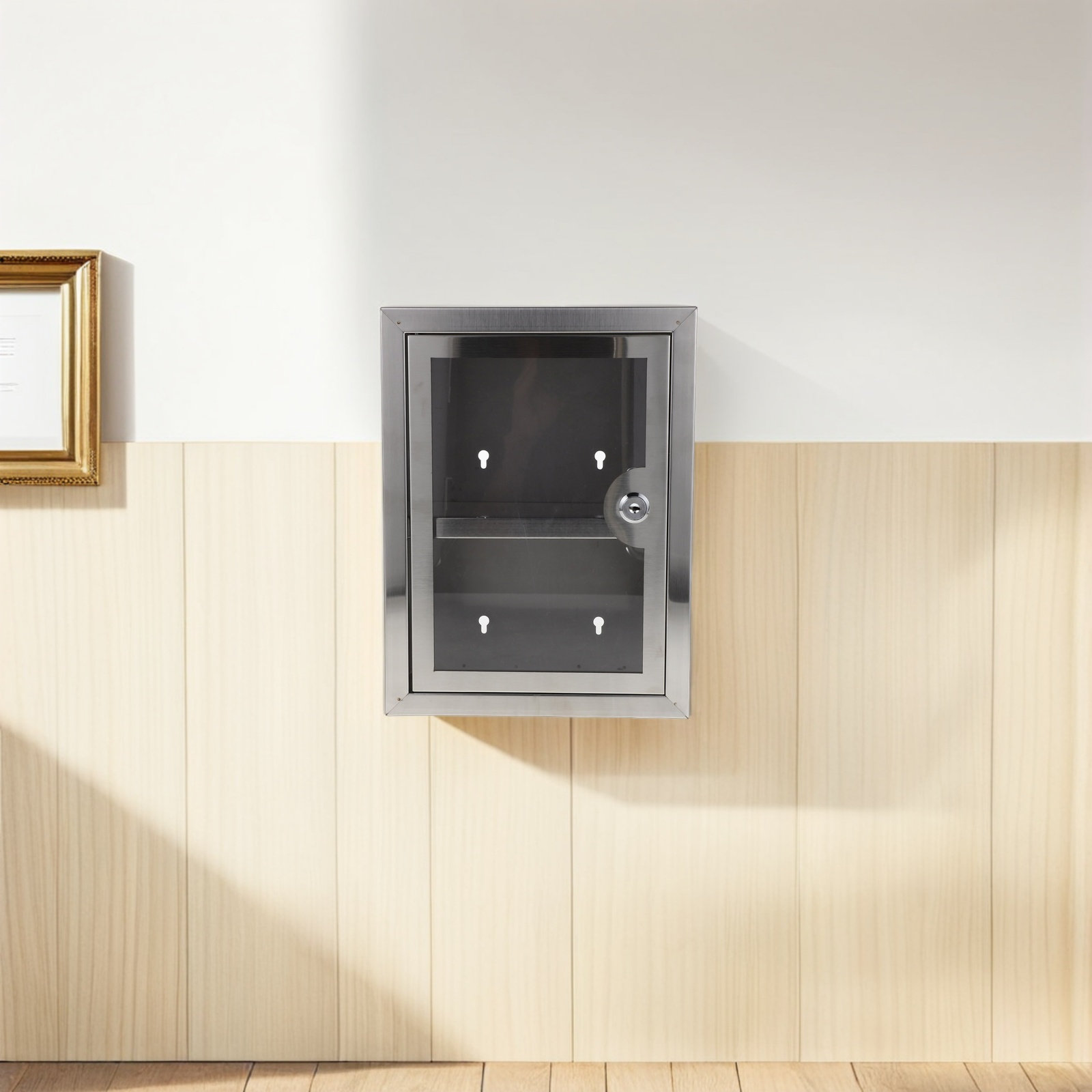 Lockable Metal Wall Cabinet Do - огляд і ціна Medicine Cabinet Lock