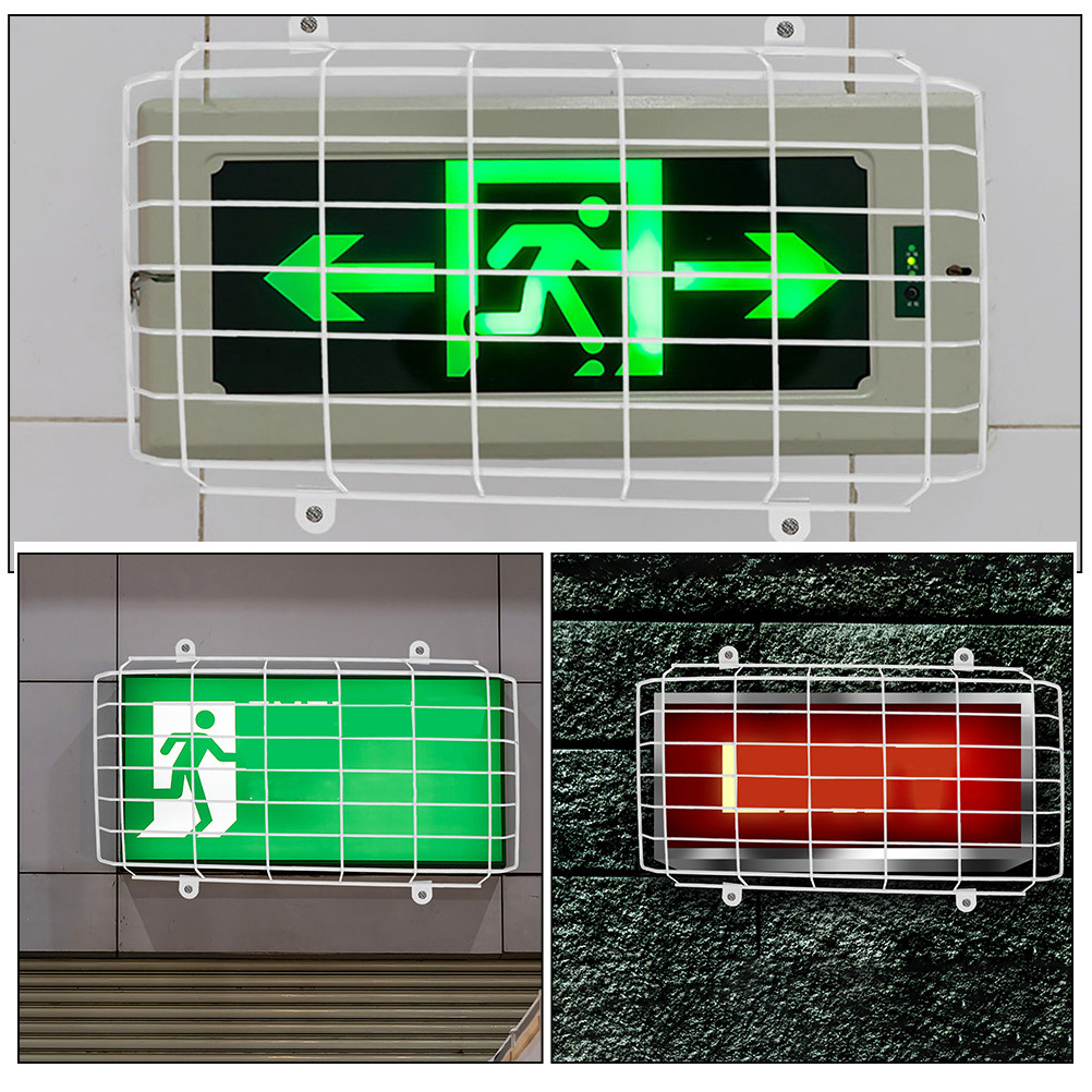 2Pcs Exit Sign Protective Guar - огляд і ціна Emergency Exit Sign