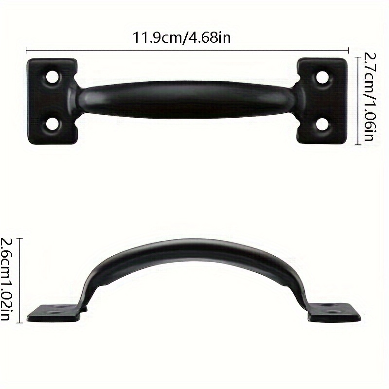 2Pcs DIY Furniture Iron Handle - огляд і ціна Window Lock Bar
